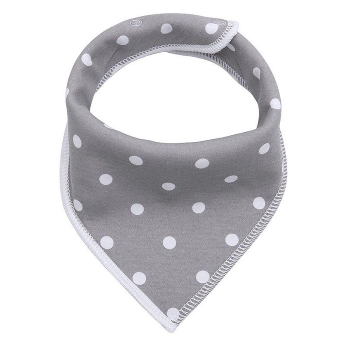 إيزي كيدز طقم مريلة بندانا بنقش مثلثات ونقاط للأطفال من عمر 0 إلى 2 سنة، مجموعة من 4