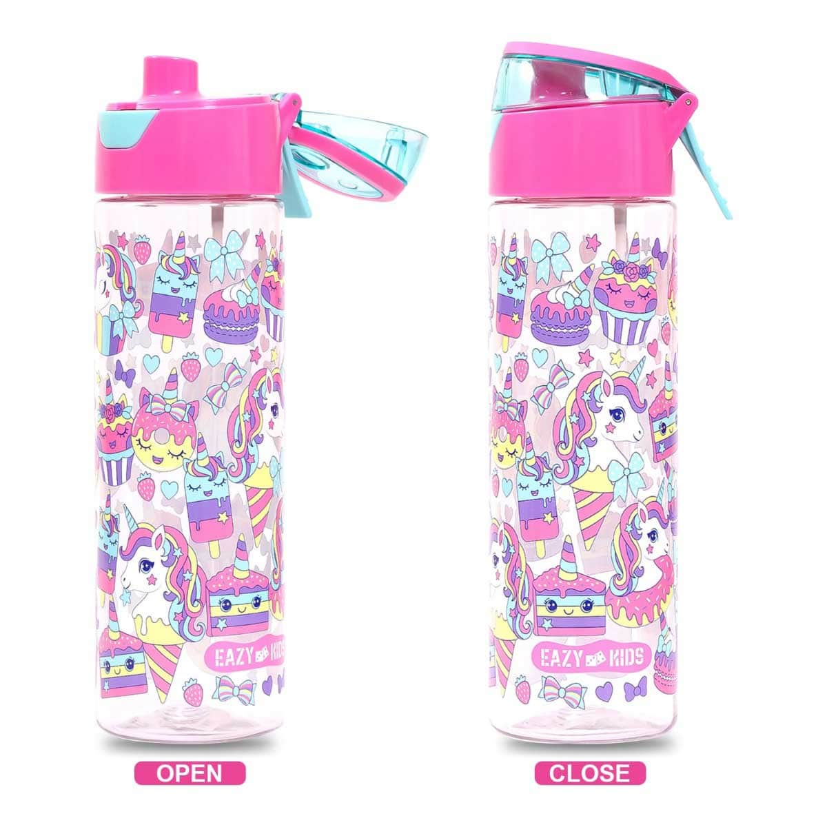 Eazy Kids Unicorn Desert 750ml Tritan Spray Water Bottle