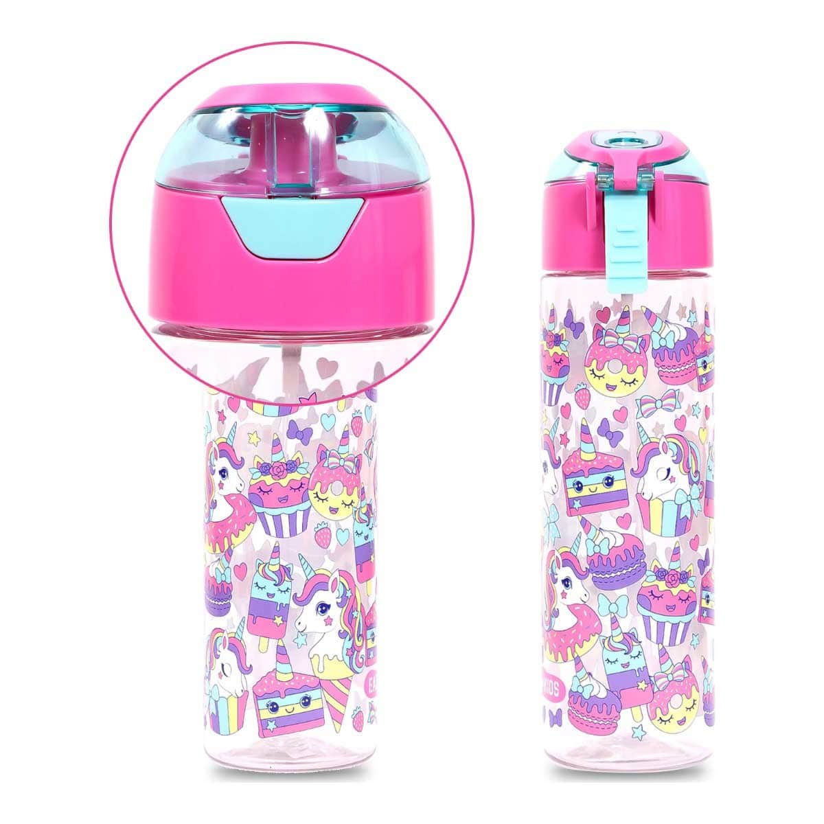 Eazy Kids Unicorn Desert 750ml Tritan Spray Water Bottle
