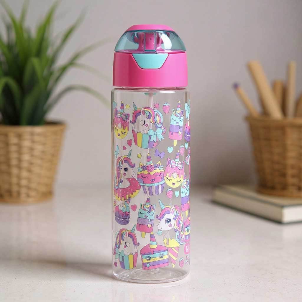 Eazy Kids Unicorn Desert 750ml Tritan Spray Water Bottle