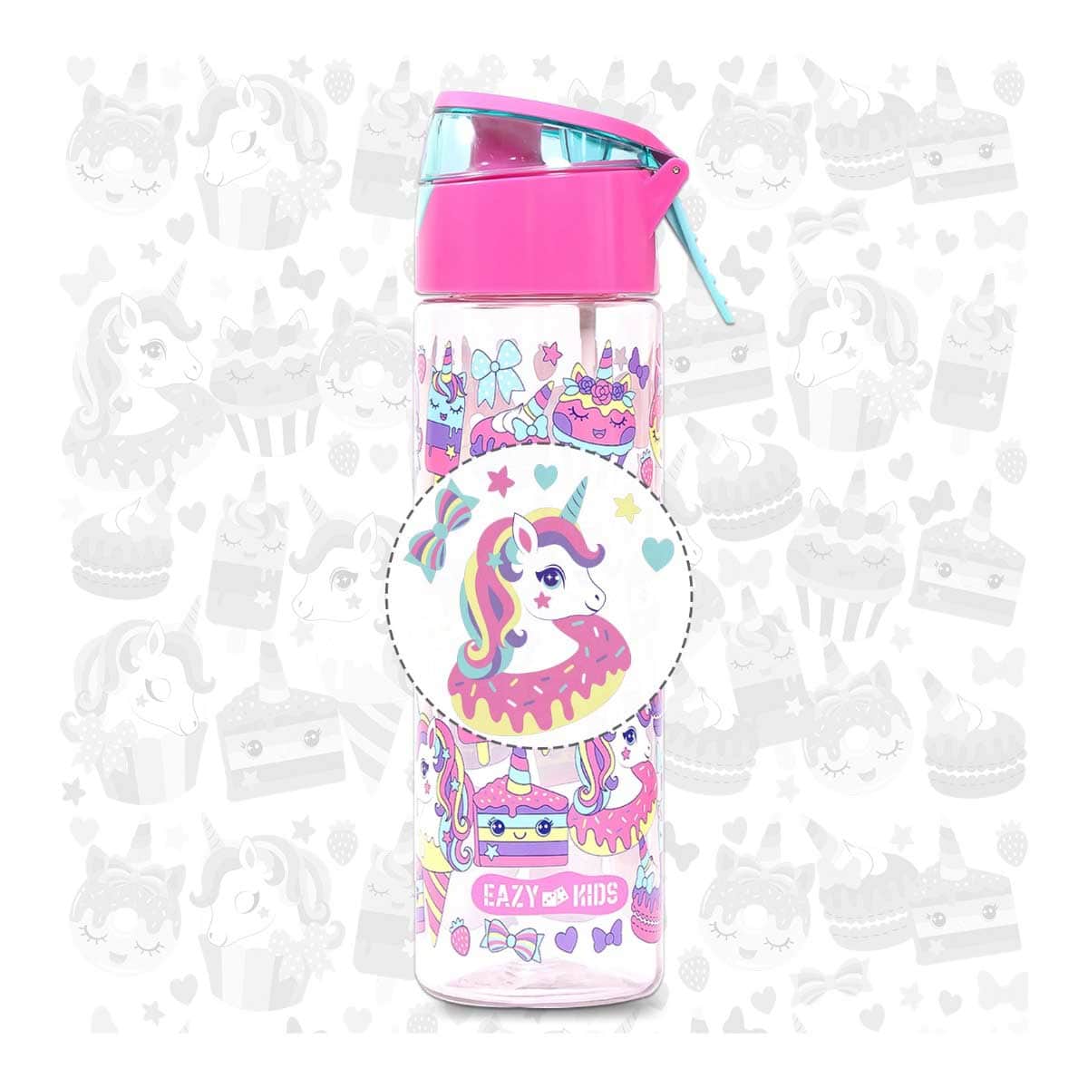 Eazy Kids Unicorn Desert 750ml Tritan Spray Water Bottle