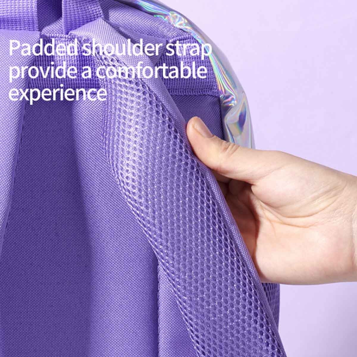 Eazy Kids Unicorn Pink Sparkle Backpack Unisex, 3-4 Years