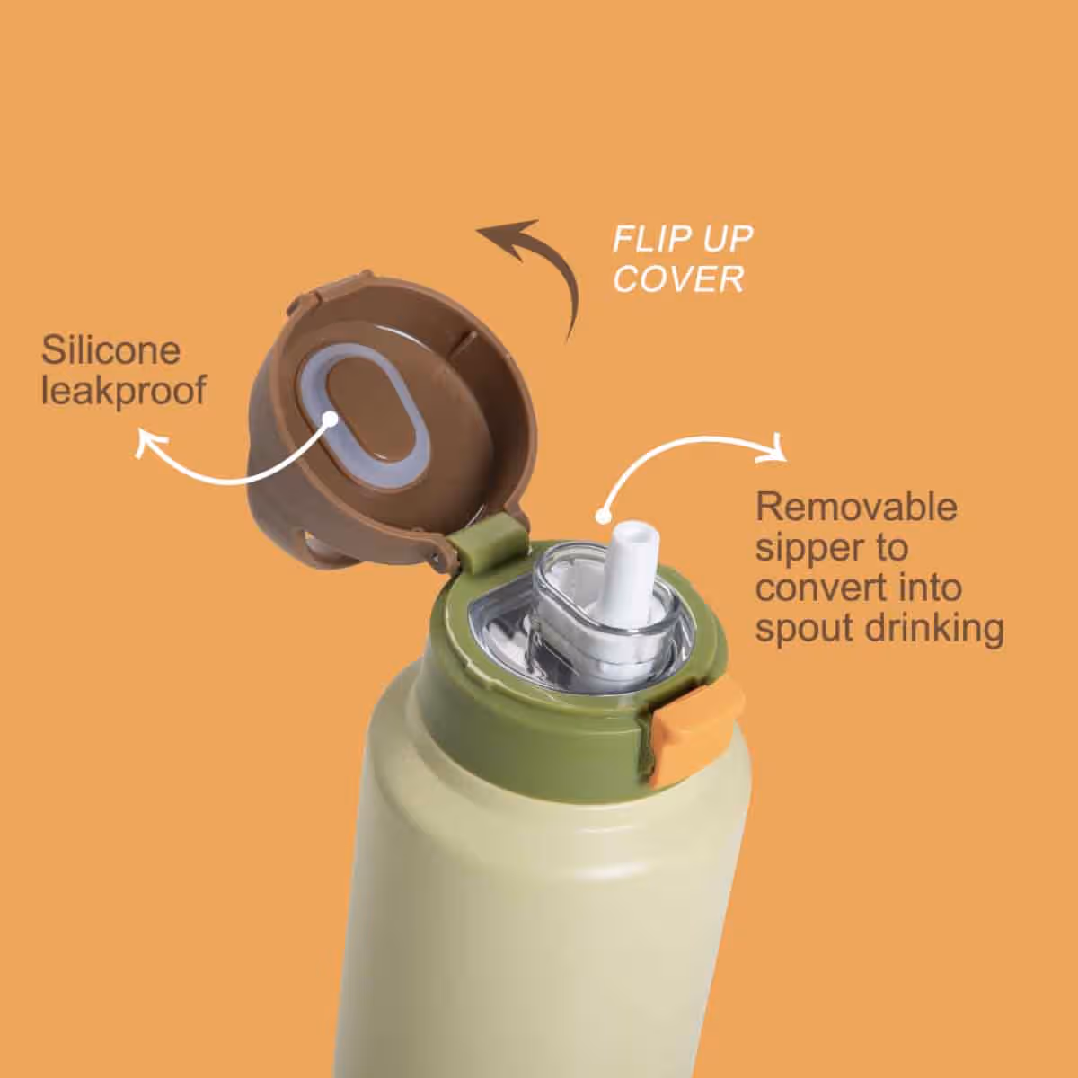 Eazy Kids 950ml Refresh Vacuum Insulated Water Bottle