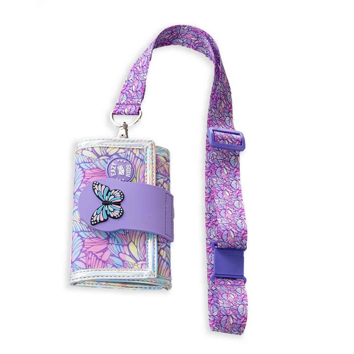 Eazy Kids Butterfly Purple Wallet