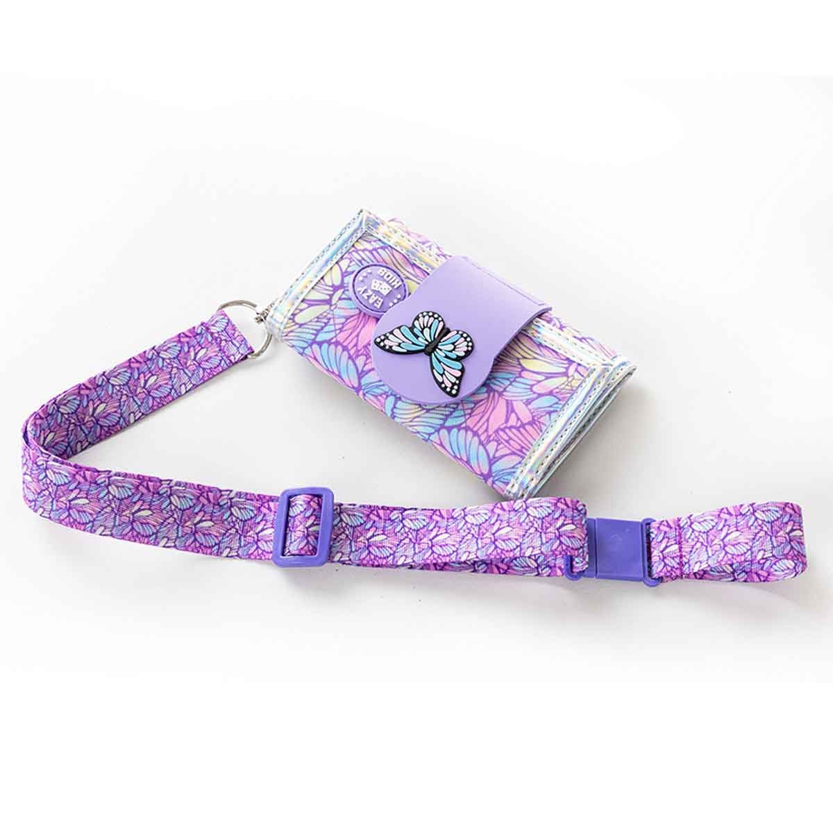 Eazy Kids Butterfly Purple Wallet