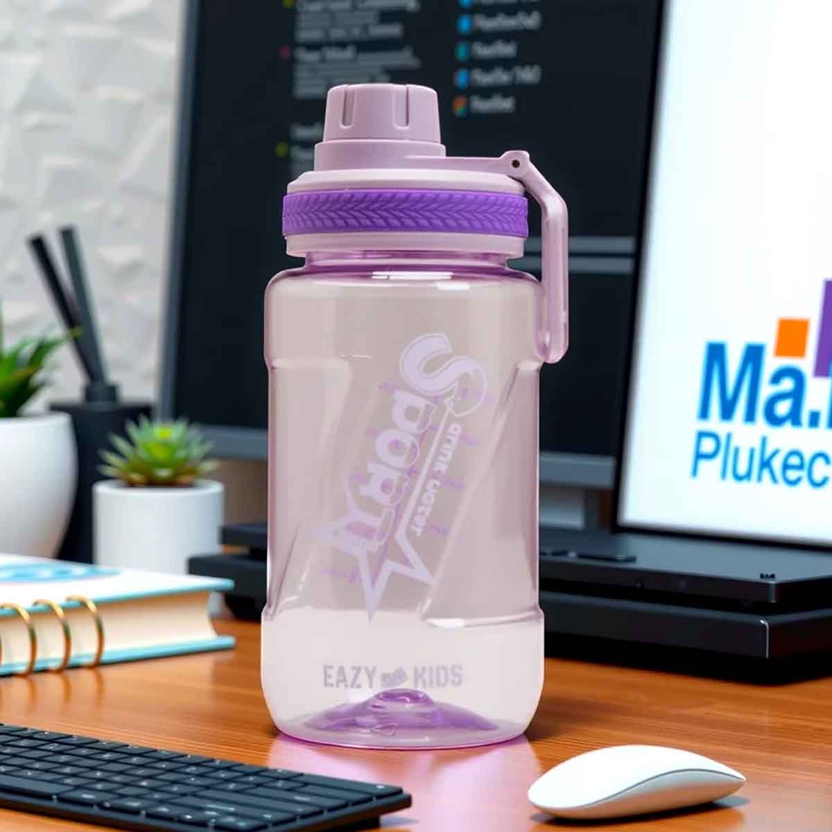 إيزي كيدز زجاجة ماء رياضية سعة 550 مل بتصاميم منوعة