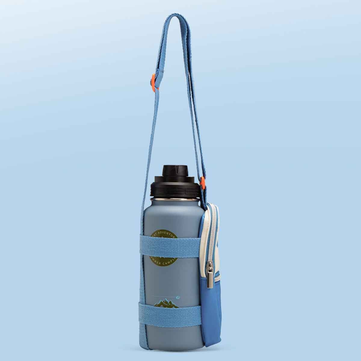 Eazy Kids 950ml Water Bottle Explorer with Travel Sling Bag