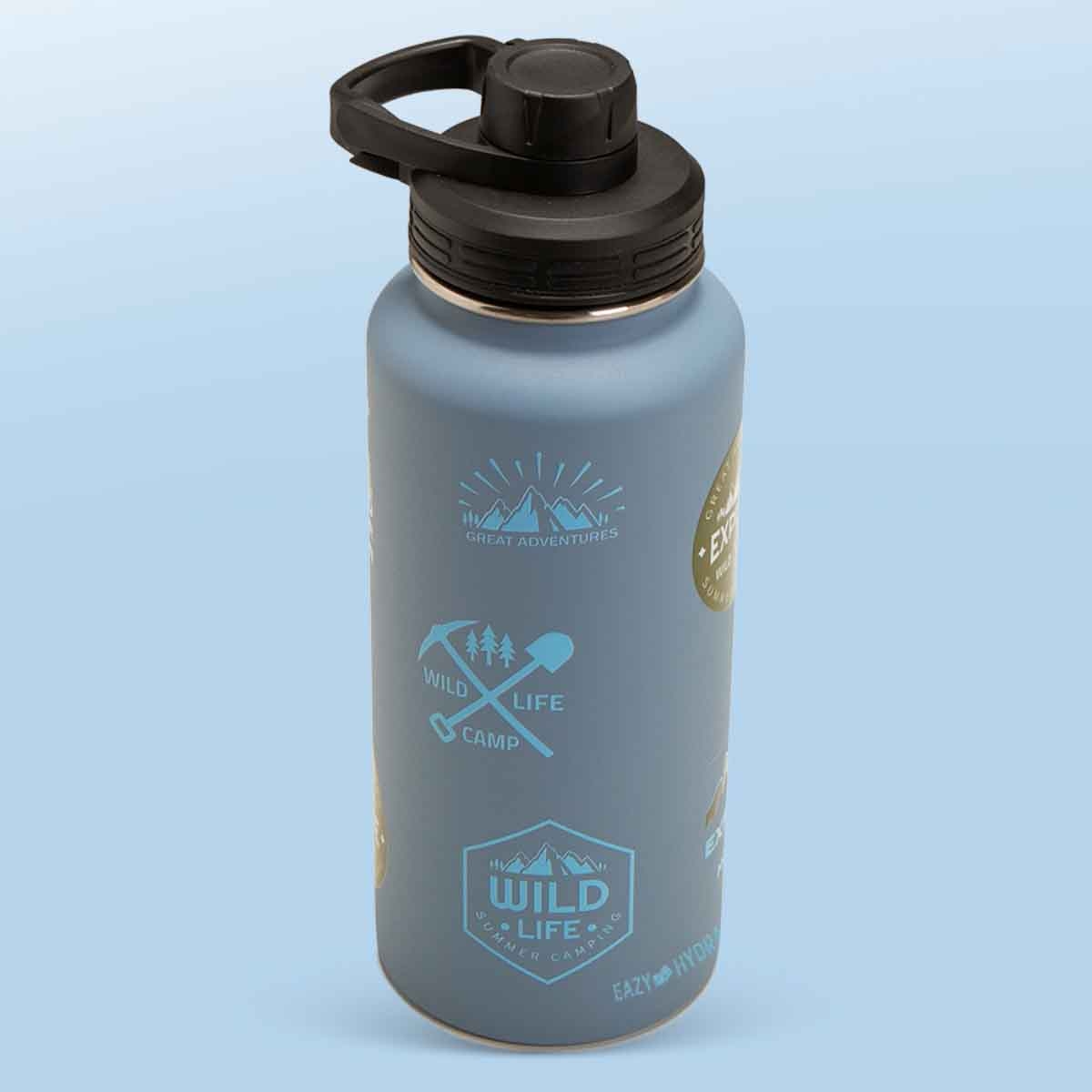 Eazy Kids 950ml Water Bottle Explorer with Travel Sling Bag