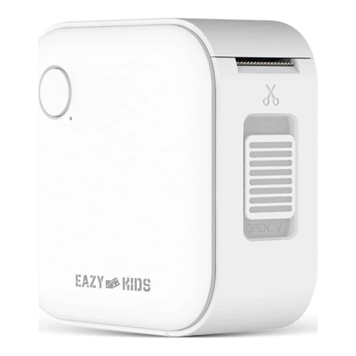 Eazy Kids White Mini Label Maker Printer with 180 Label Roll