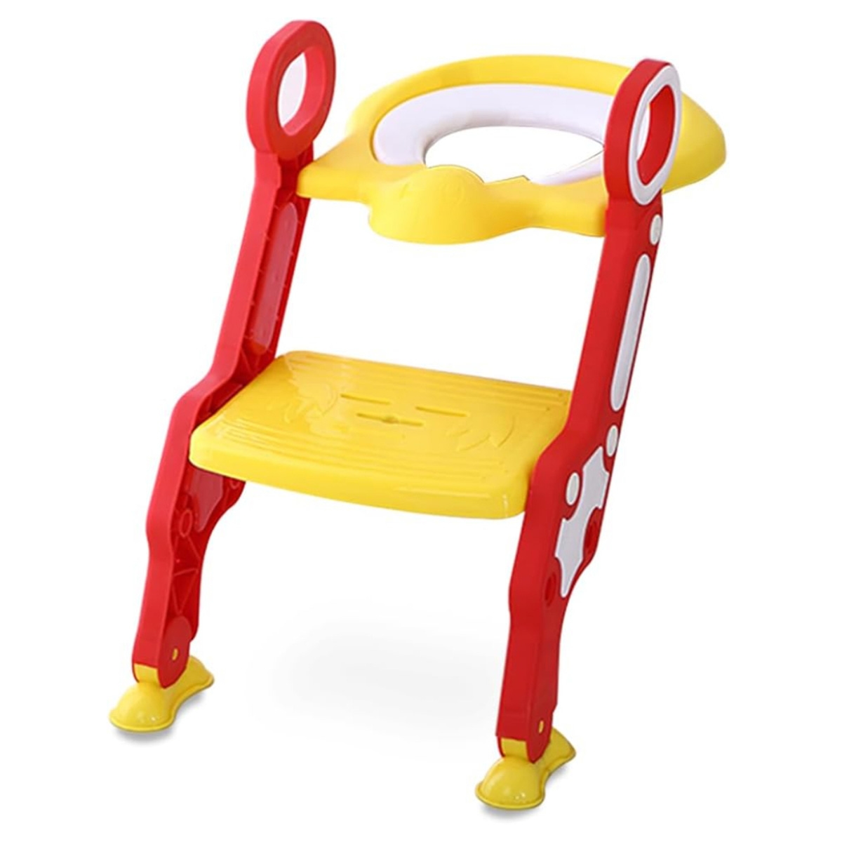 Eazy Kids Yellow Step Stool Foldable Potty Trainer Seat Toddler, 0-2 Years