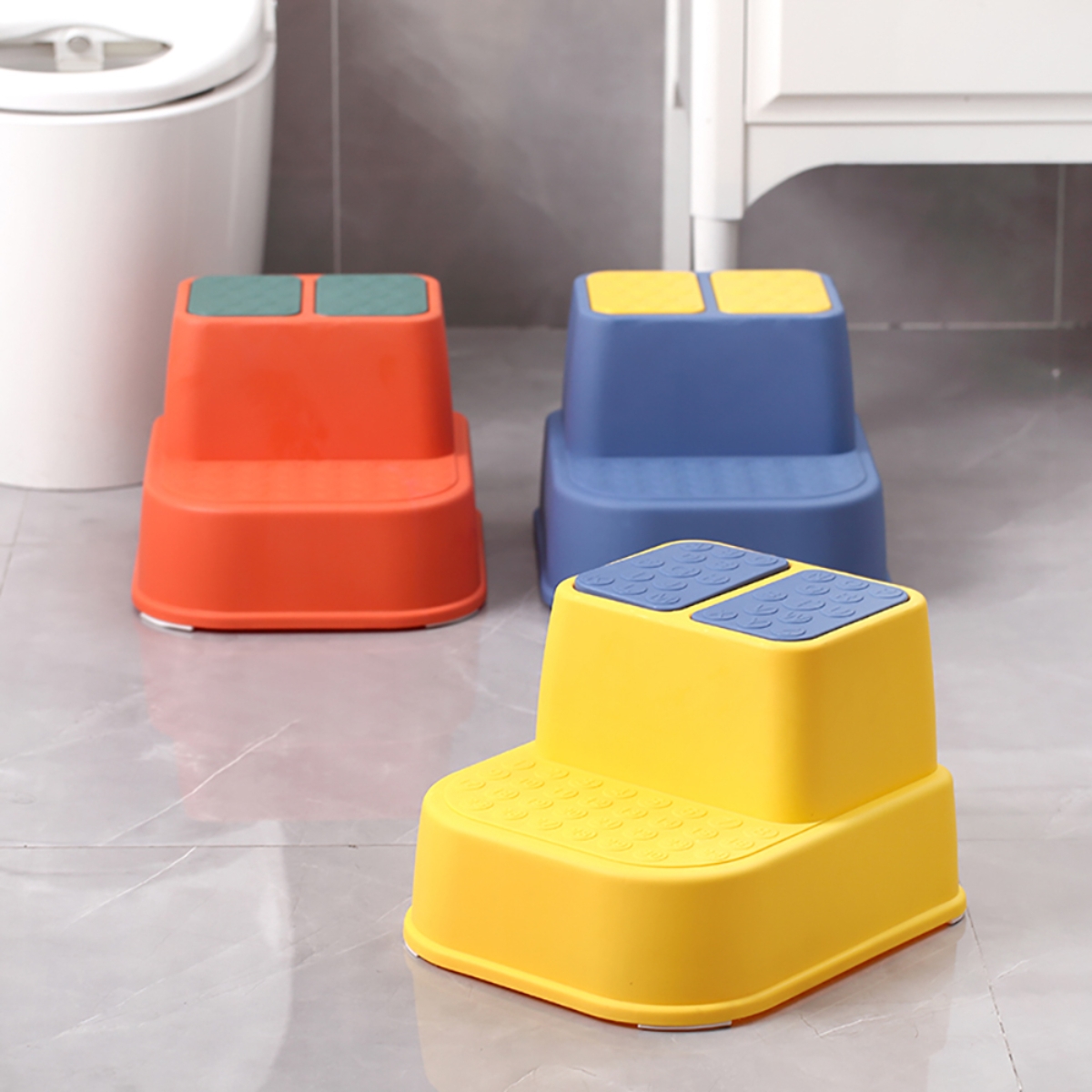 Eazy Kids Yellow Step Stool Toddler, 0-2 Years