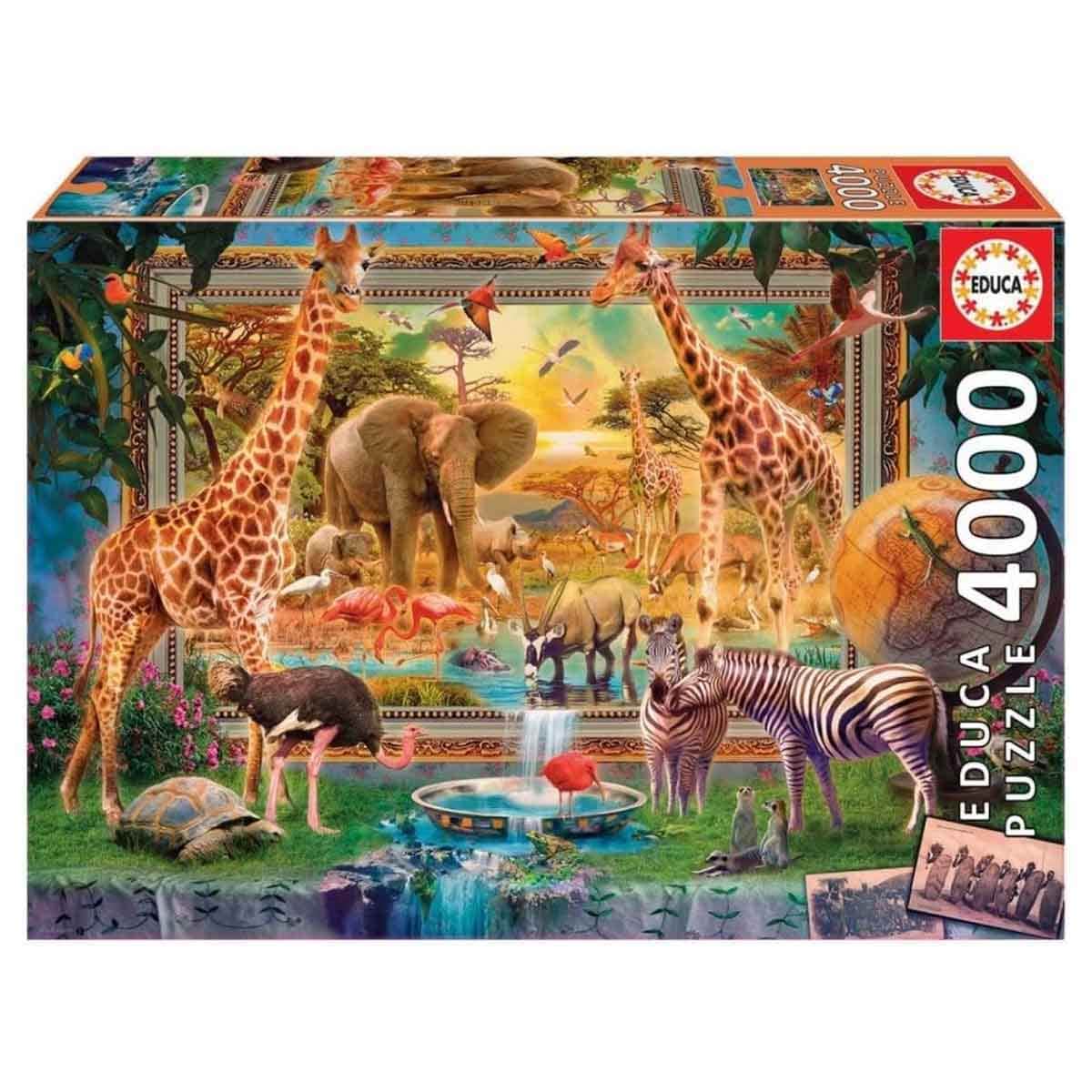 Educa Returning from the Savannah Jigsaw Puzzle Unisex, 13+ Years