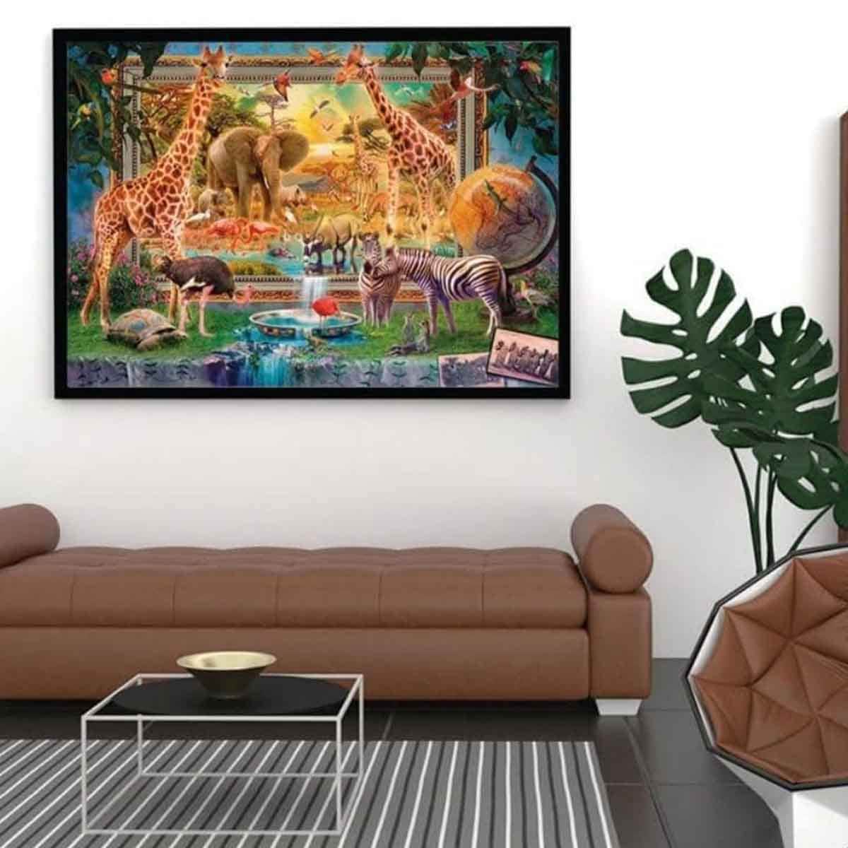 Educa Returning from the Savannah Jigsaw Puzzle Unisex, 13+ Years