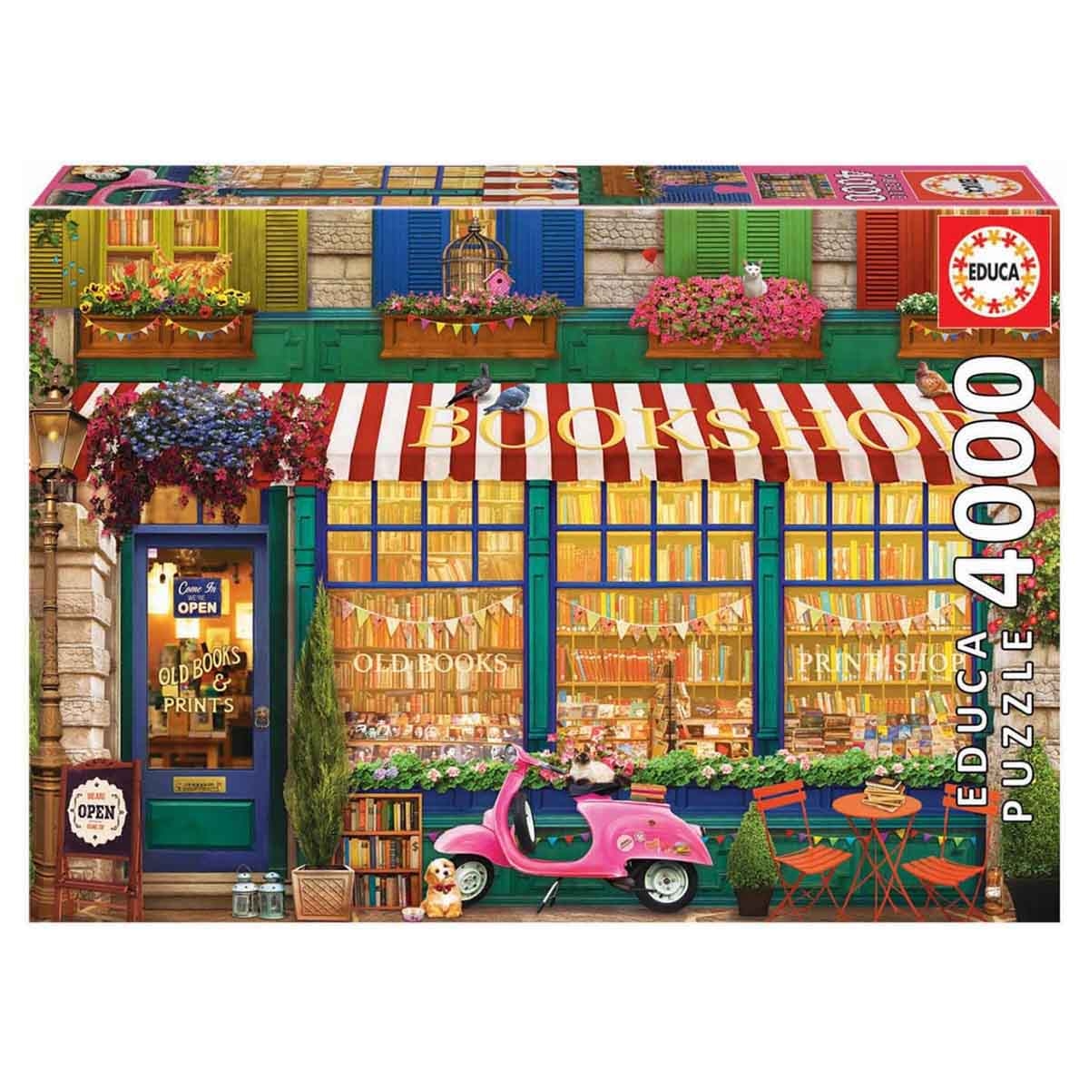 Educa Vintage Bookshop Jigsaw Puzzle Unisex, 13+ Years