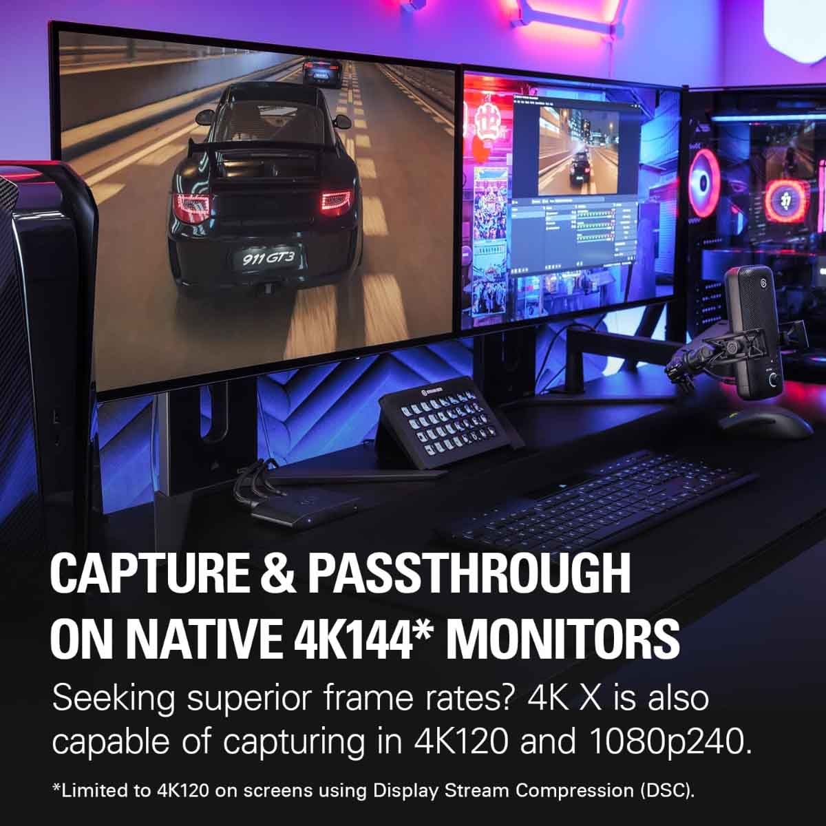 كورسير إلغاتـو جهاز التقاط ألعاب 4K X