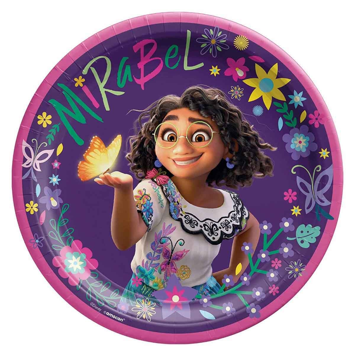 Disney Encanto 8-Piece 7" Assorted Paper Plate Set