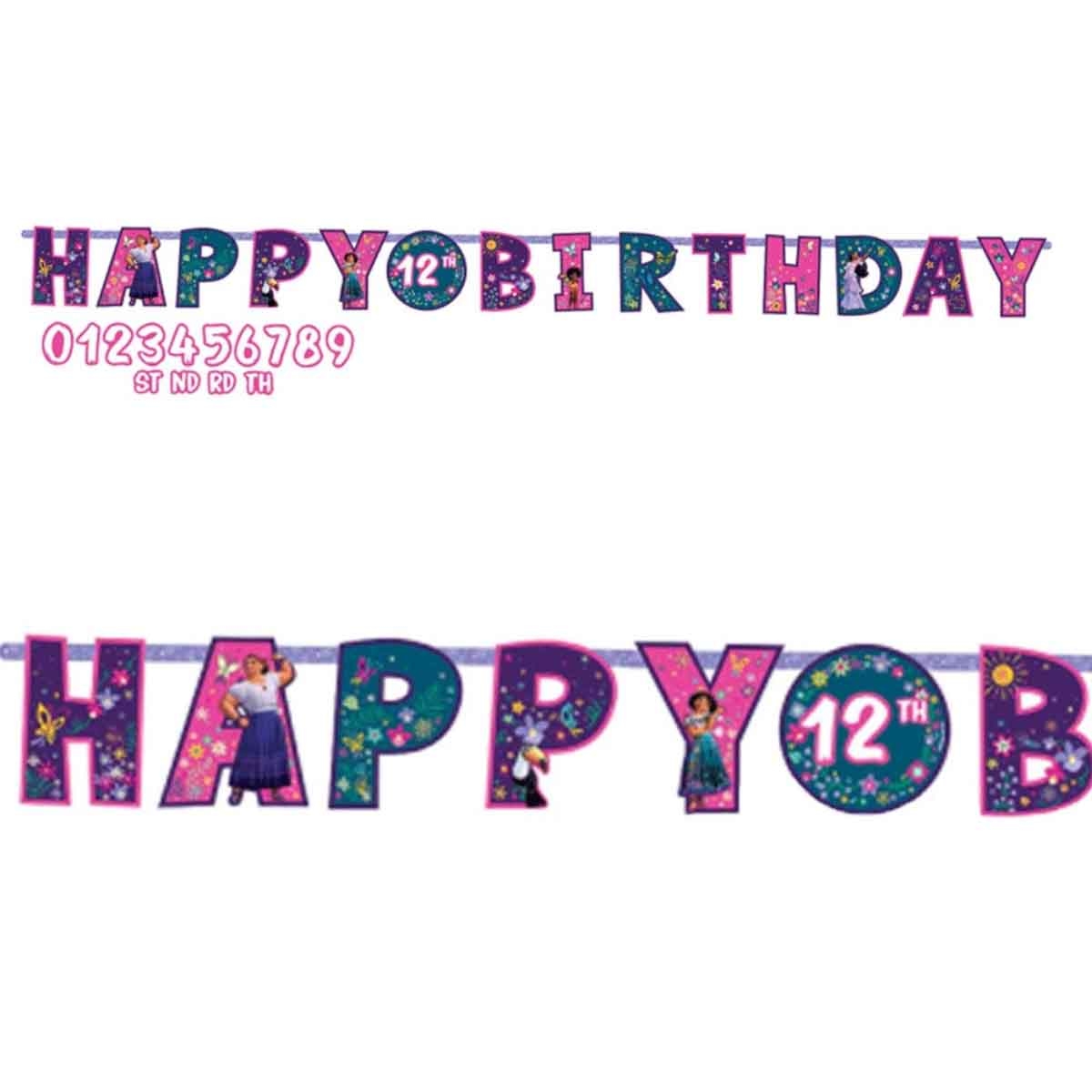 Disney Encanto Jumbo Add-An-Age Letter Banner