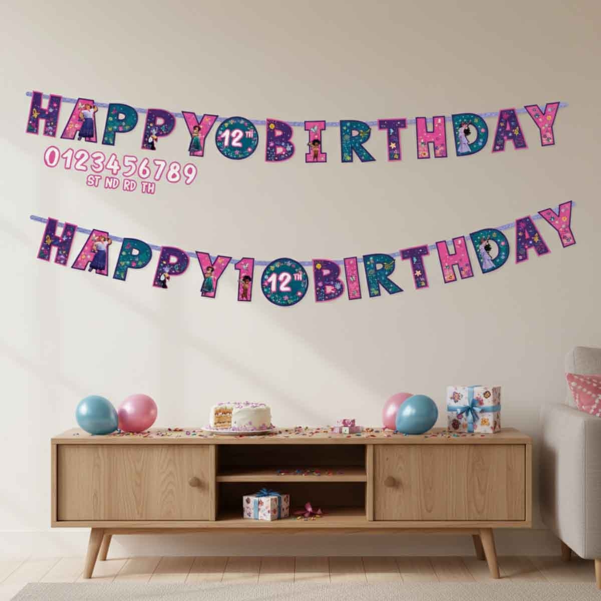 Disney Encanto Jumbo Add-An-Age Letter Banner