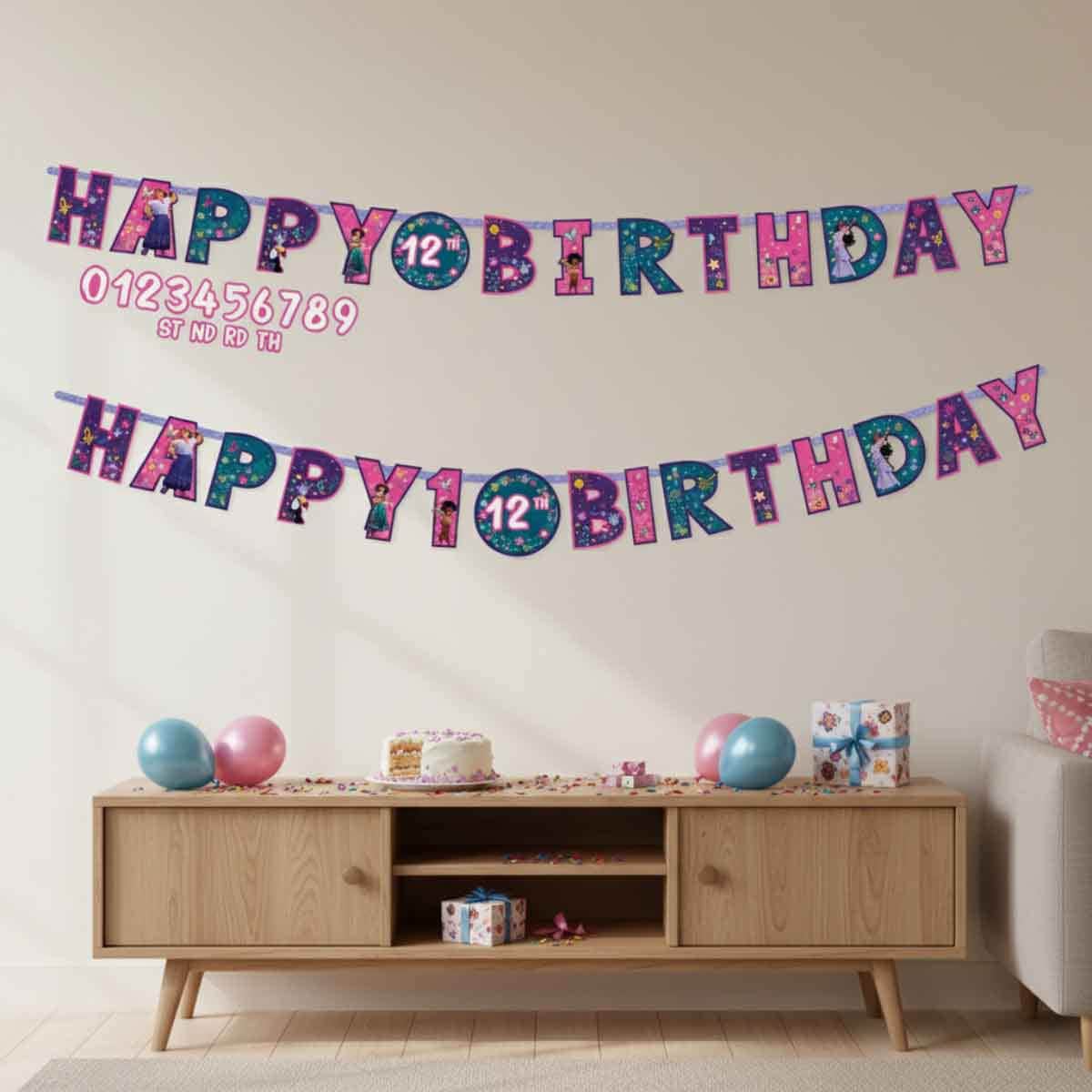Disney Encanto Jumbo Add-An-Age Letter Banner