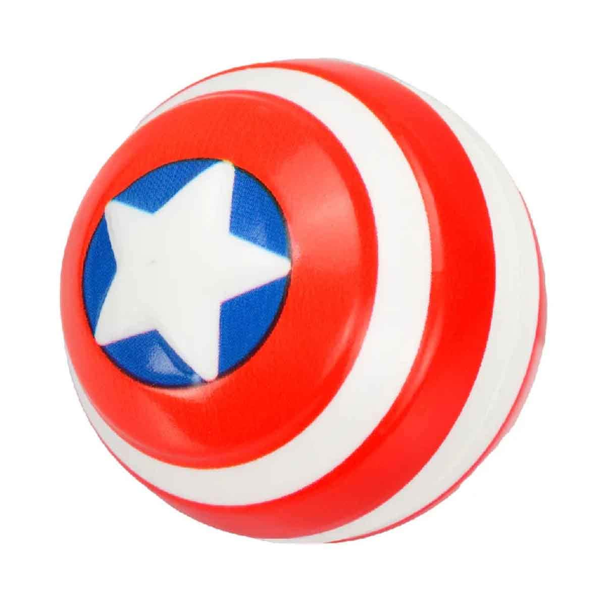 Eolo Marvel Captain America Super Bouncerz Ball Unisex, 3-4 Years
