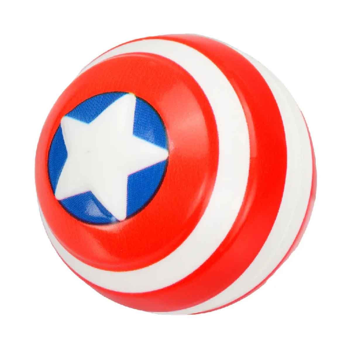 Eolo Marvel Captain America Super Bouncerz Ball Unisex, 3-4 Years