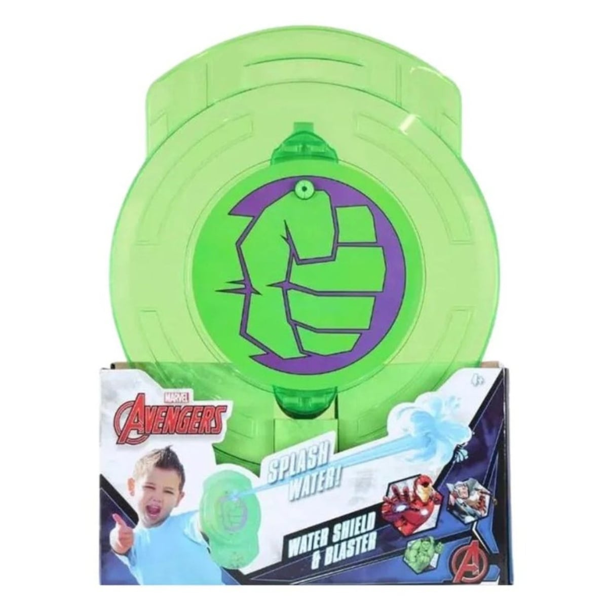 Eolo Toys Marvel Hulk Water Shield & Blaster Unisex, 5-7 Years