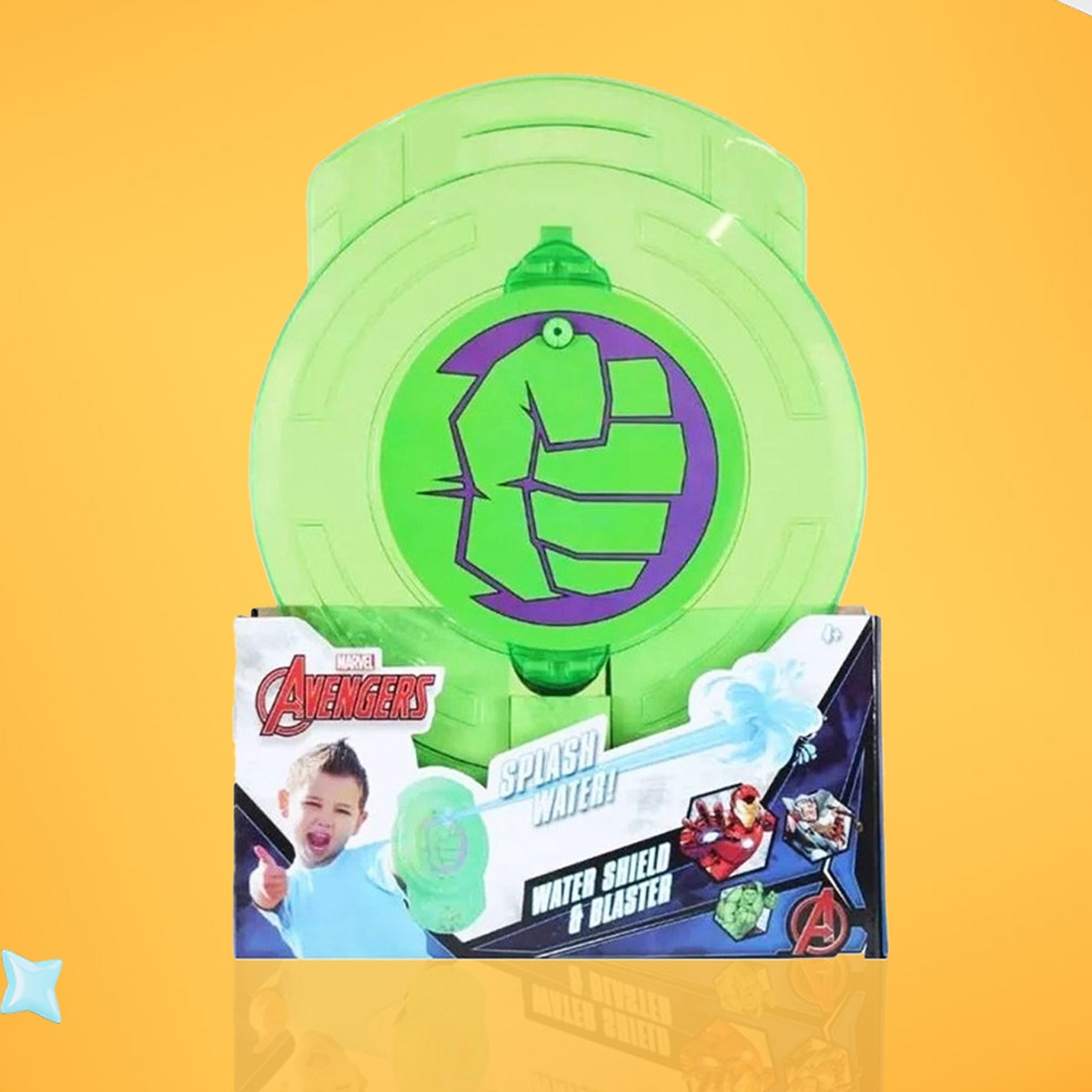 Eolo Toys Marvel Hulk Water Shield & Blaster Unisex, 5-7 Years