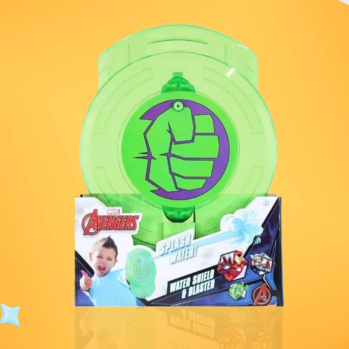 Eolo Toys Marvel Hulk Water Shield & Blaster Unisex, 5-7 Years