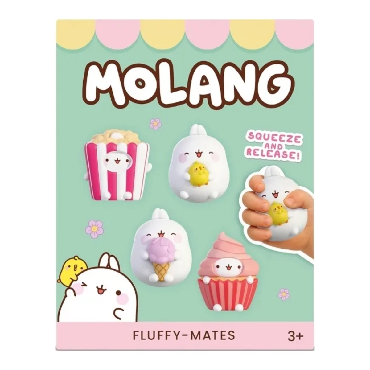 Eolo Toys Molang Foamate Assorted Action Figure Unisex, 3-4 Years