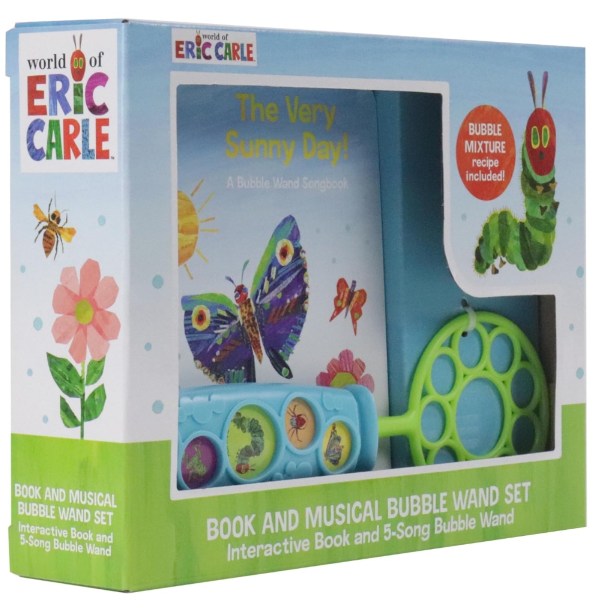 Eric Carle Bubble Wand Songbook Very Sunny Day Sound Book Set من تأليف أطفال بي آي - 9 يوليو 2024