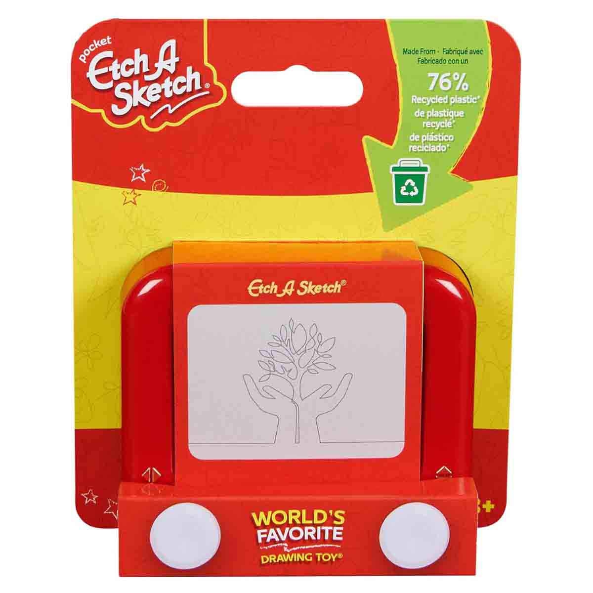 Etch A Sketch Sketch Classic Mini Pocket Version Unisex, 3-4 Years