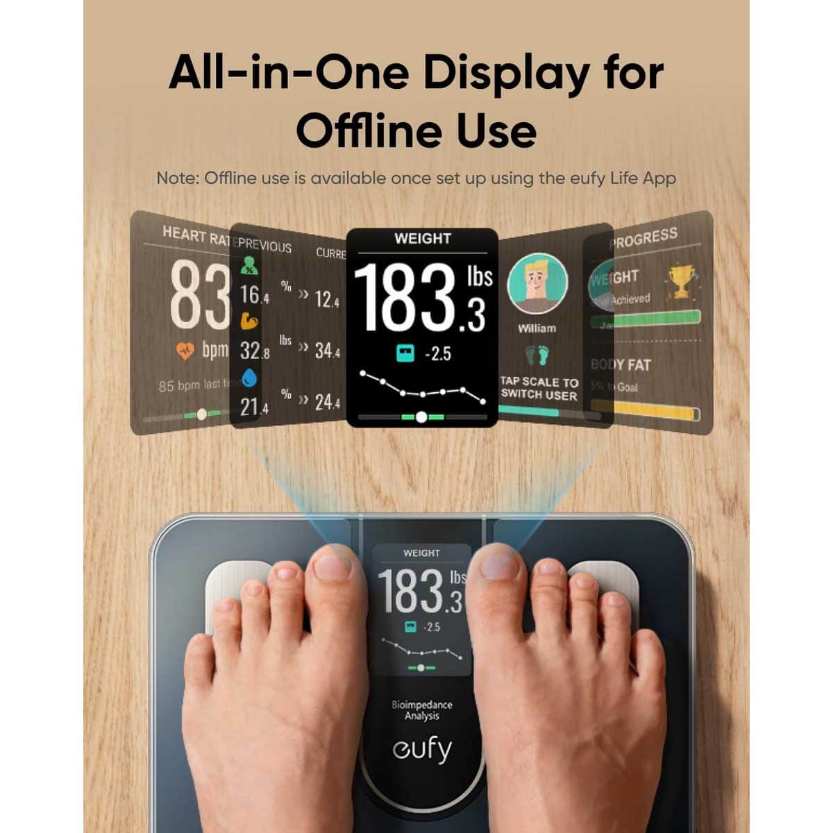 Eufy Black C20 Smart Scale