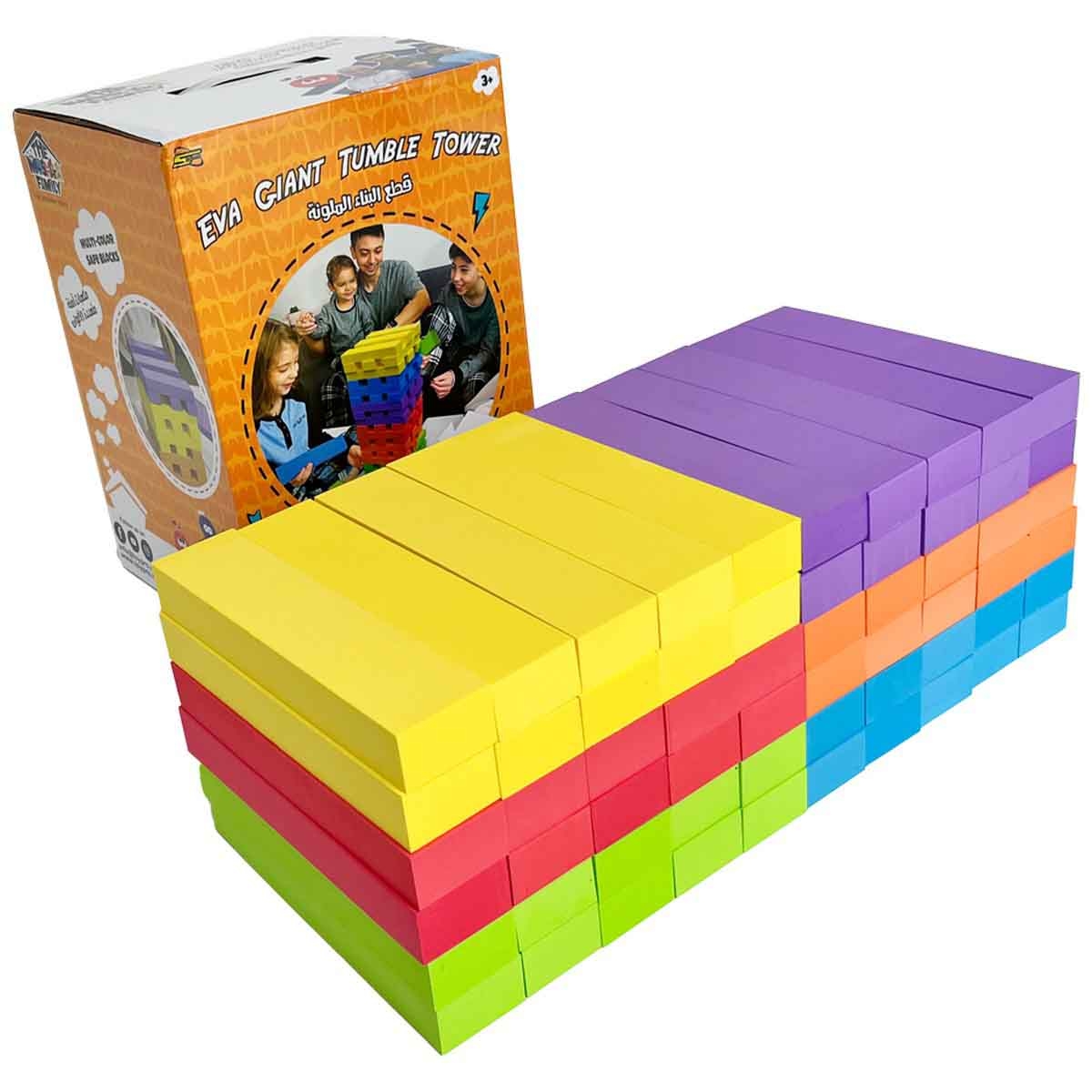 Moshaya Family Eva Giant Tumble Tower Game Unisex, 3-4 Years