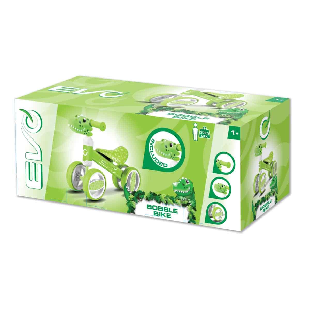 Evo Dino Head Bobble Bike Ride-On Unisex, 3-4 Years