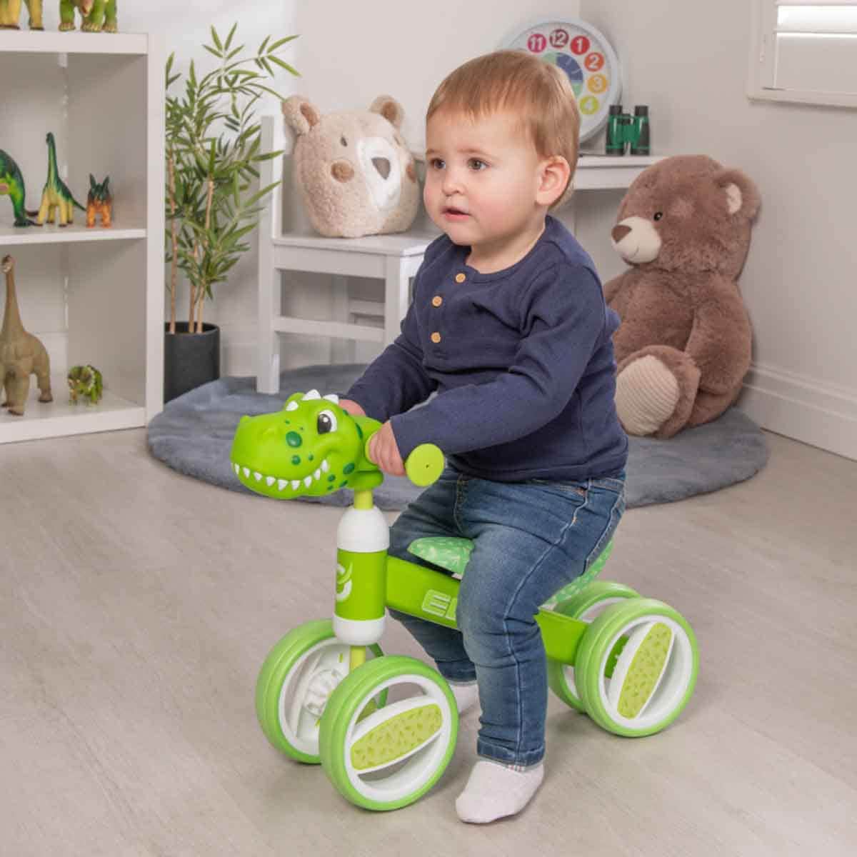 Evo Dino Head Bobble Bike Ride-On Unisex, 3-4 Years