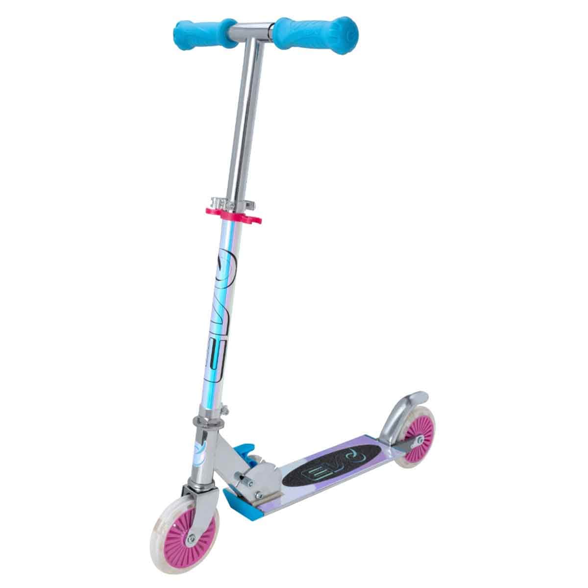 EVO Holographic Inline Ride-On Scooter Unisex, 5-7 Years