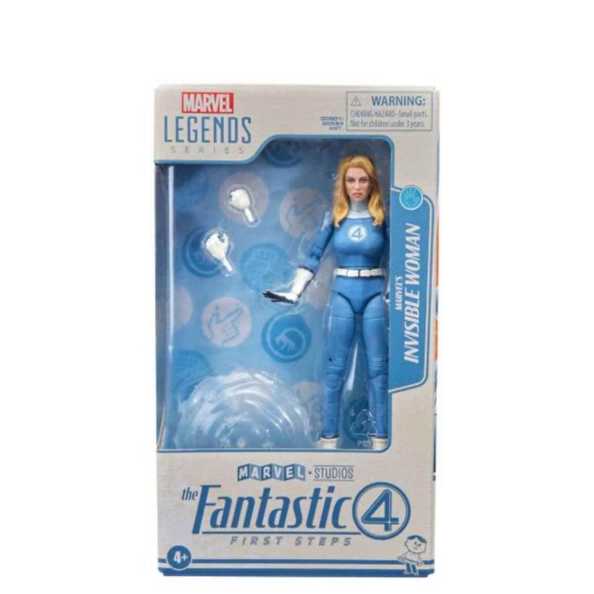 Marvel Legends Series 6" Invisible Woman Action Figure Unisex, 3-4 Years