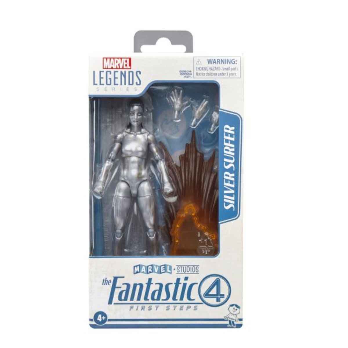Marvel Legends Series 6" Silver Surfer Action Figure Unisex, 3-4 Years