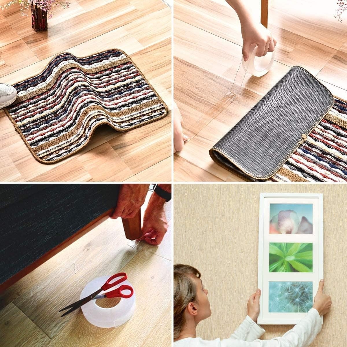 فانتستك شريط نانو لاصق قوي مزدوج الوجه 0.07" × 118"