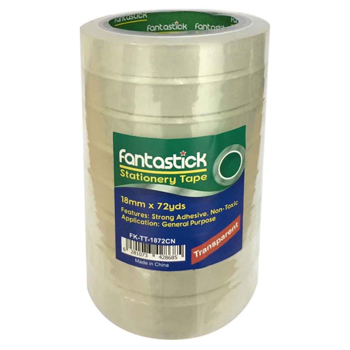 فانتستك شريط لاصق 18مم مجموعة من 8