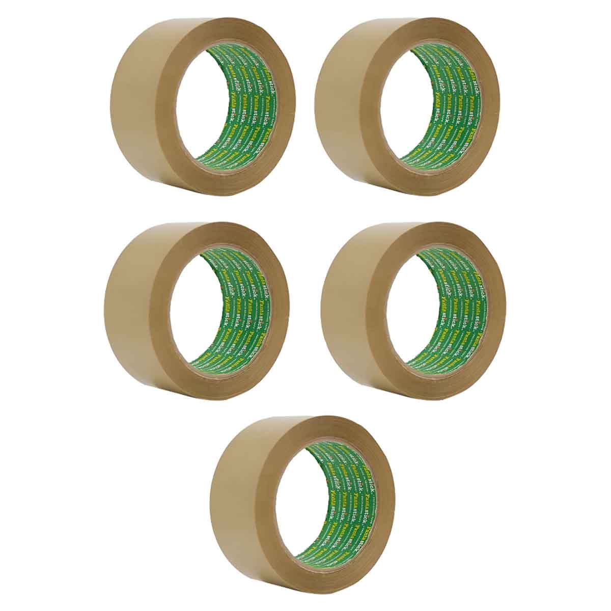 Fantastick 2″ x 100yd Packaging Tape Brown Unisex, Pack of 5