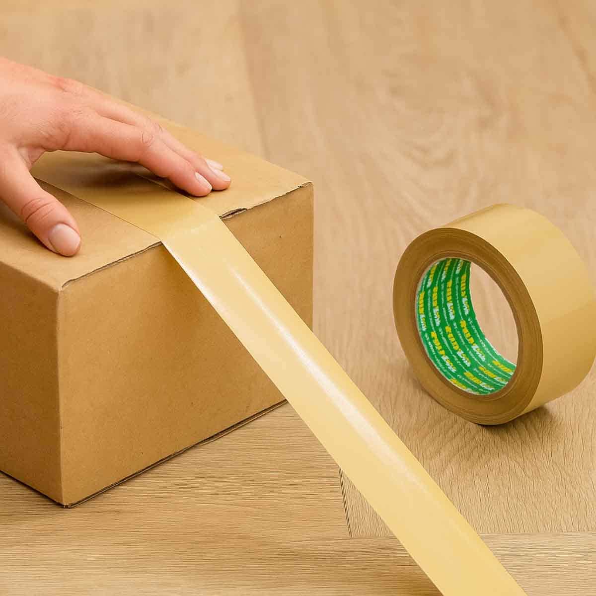 Fantastick 2″ x 100yd Packaging Tape Brown Unisex, Pack of 5