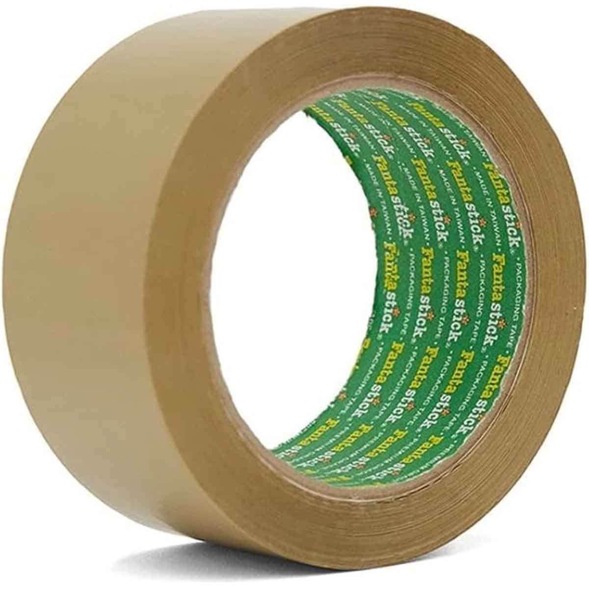 Fantastick 2″ x 100yd Packaging Tape Brown Unisex, Pack of 5