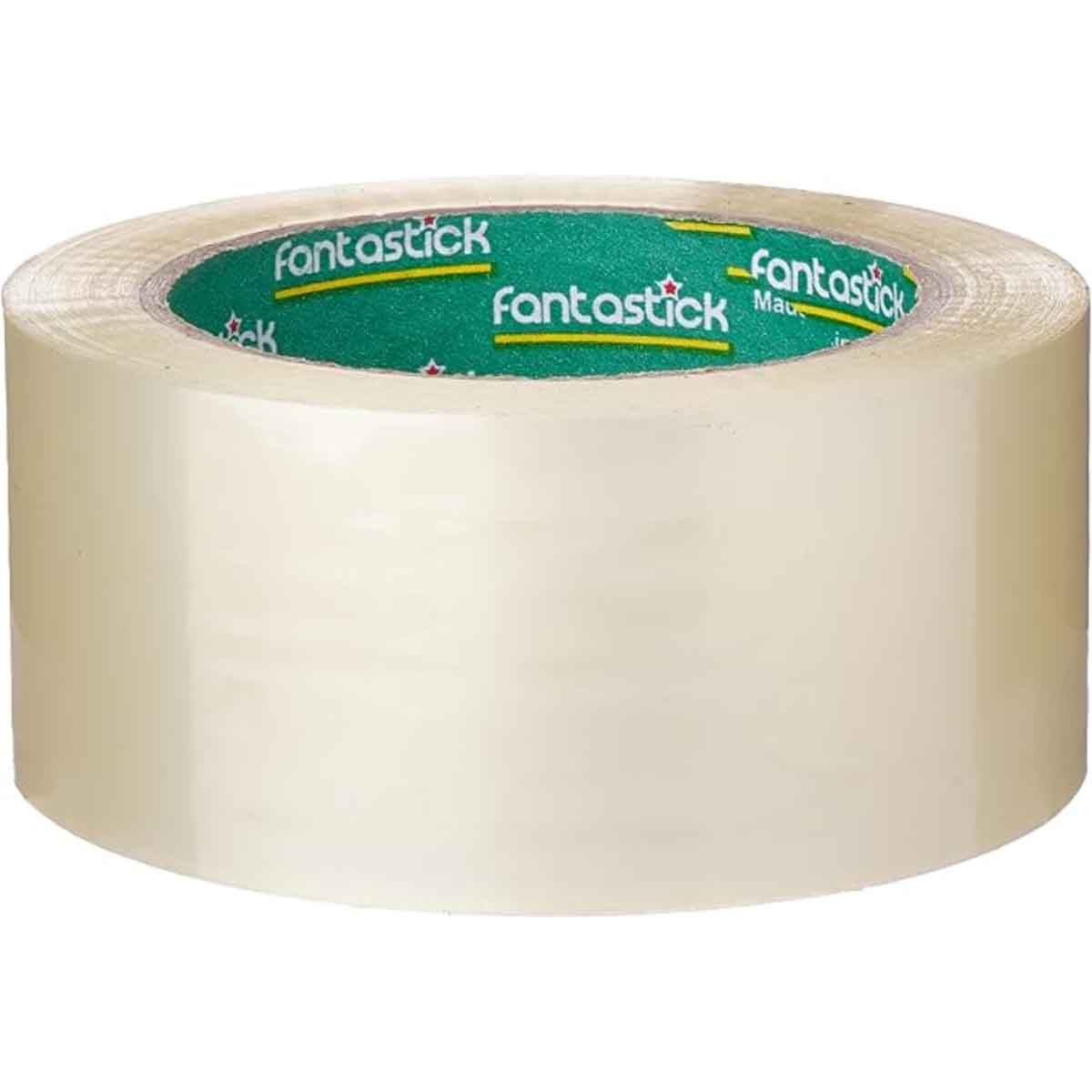 فانتستك شريط تغليف شفاف 2" × 100 يارد مجموعة من 5