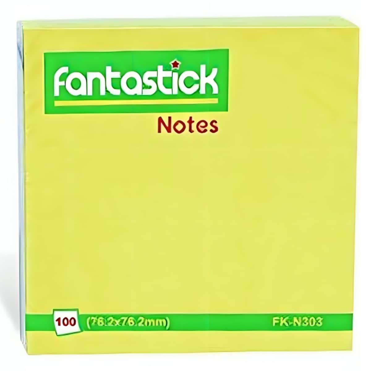 فانتستك ورق ملاحظات لاصق 3" × 3" مجموعة من 12