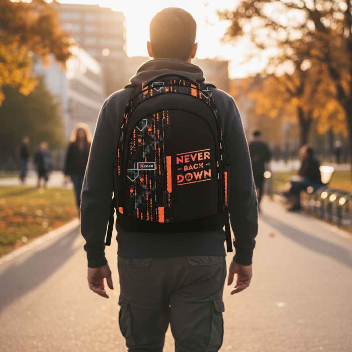 FGear 19" Spacious & Ergonomic School & Travel Backpack