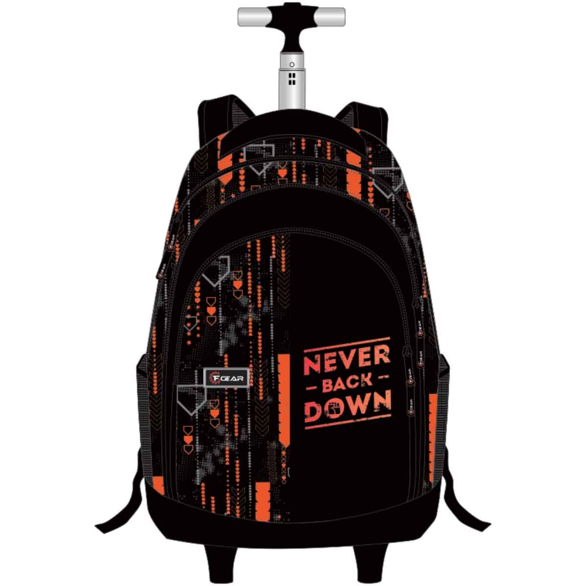 إف جير حقيبة ترولي بعجلات ناعمة ومقبض مريح مقاس 20 انش