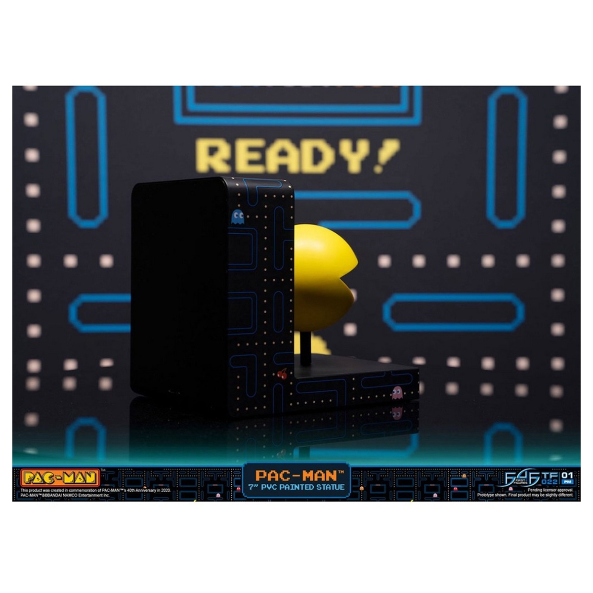 First 4 Figures 7" Pac-Man PVC Standard Edition Statue Unisex, 13+ Years