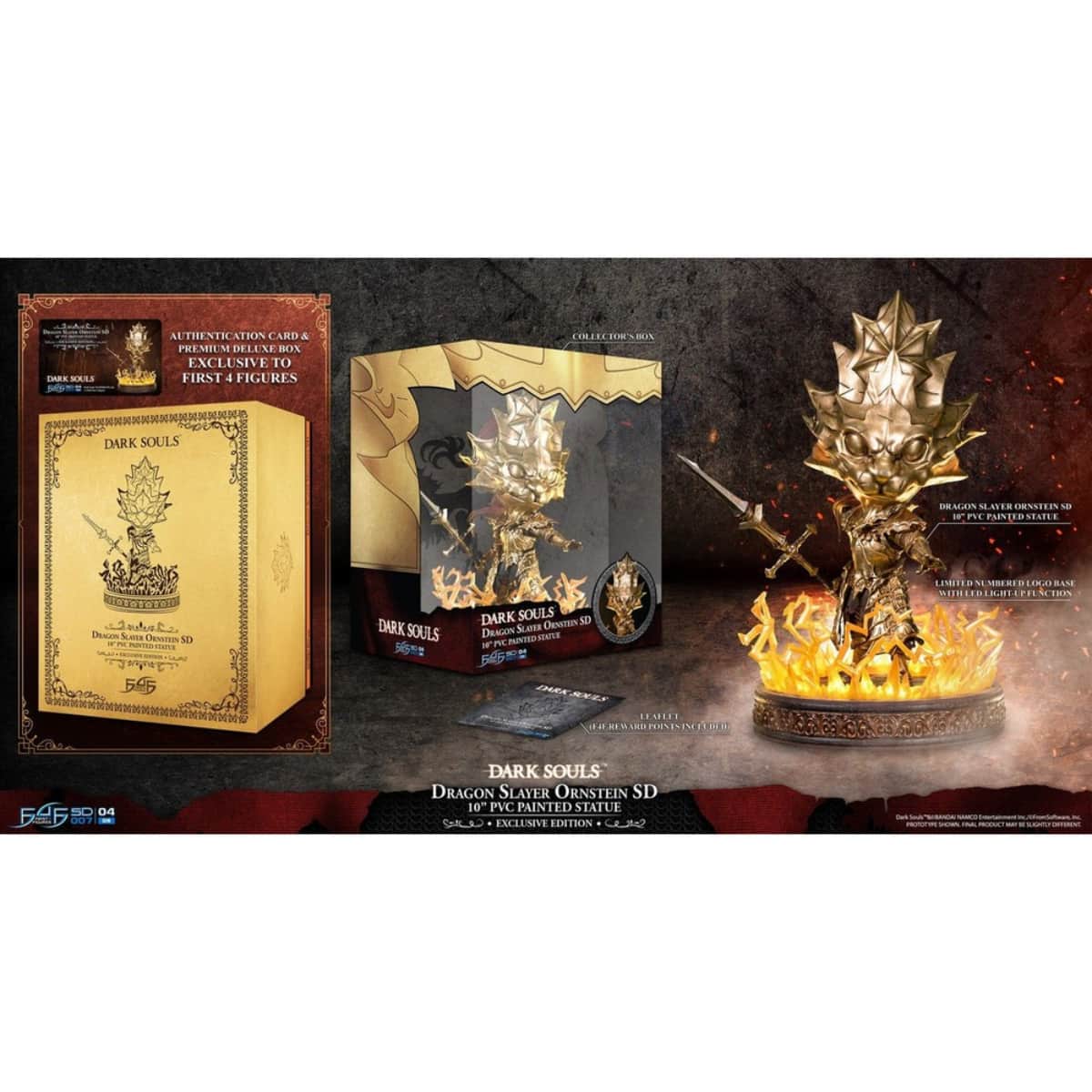 First 4 Figures 9.4" Dark Souls: Dragon Slayer Ornstein Statue Unisex, 8-10 Years