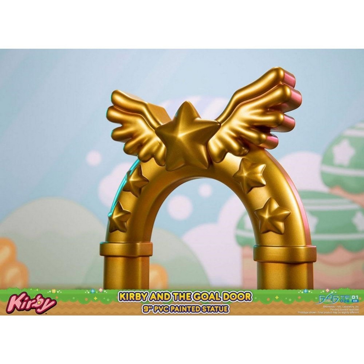 First 4 Figures 9" Kirby & The Goal Door PVC Statue Unisex, 13+ Years